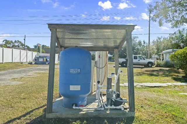 a view of a gallery with door