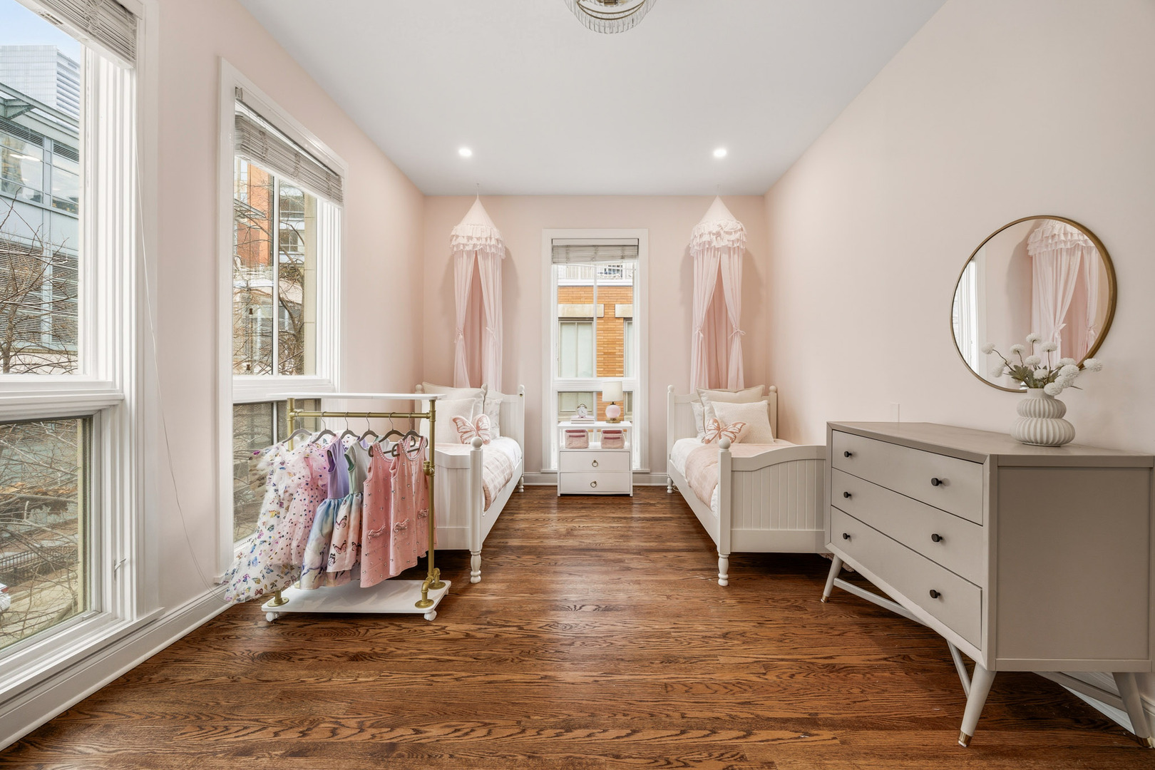 438 East North Water Street Chicago, IL 60611 - Photo 23 of 42 a bedroom with furniture and a window