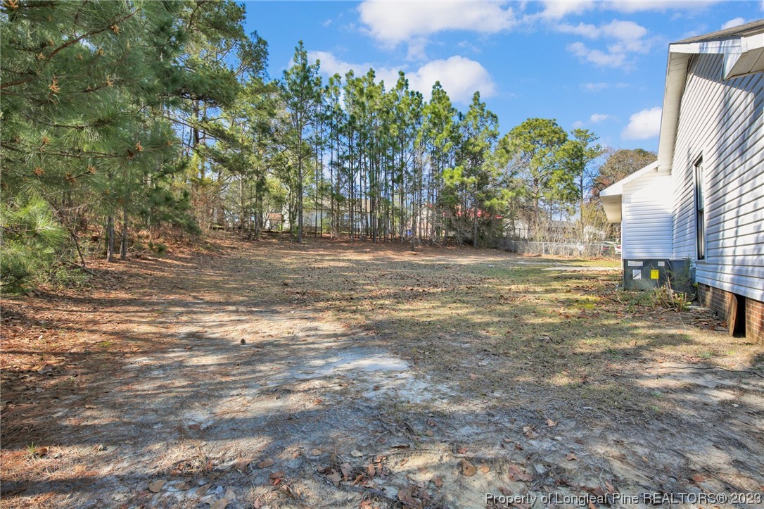 3319 Hedgemoor Circle Spring Lake, NC 28390 - Photo 29 of 30 a view of a yard with large trees