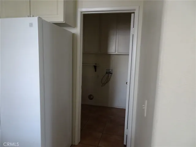 a bathroom with a glass door