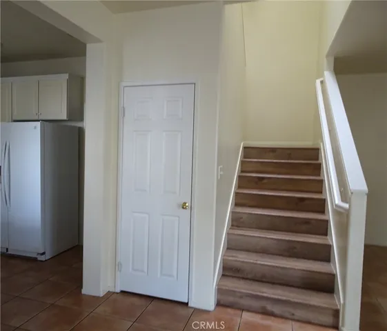 a view of an entryway with stairs
