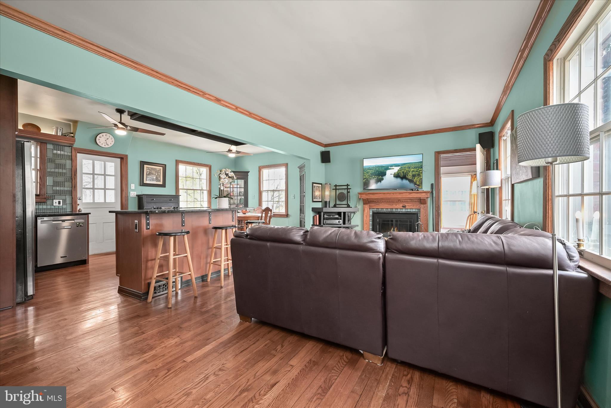 6715 Queens Chapel Road University Park, MD 20782 - Photo 48 of 51 Open floor plan with hardwood flooring