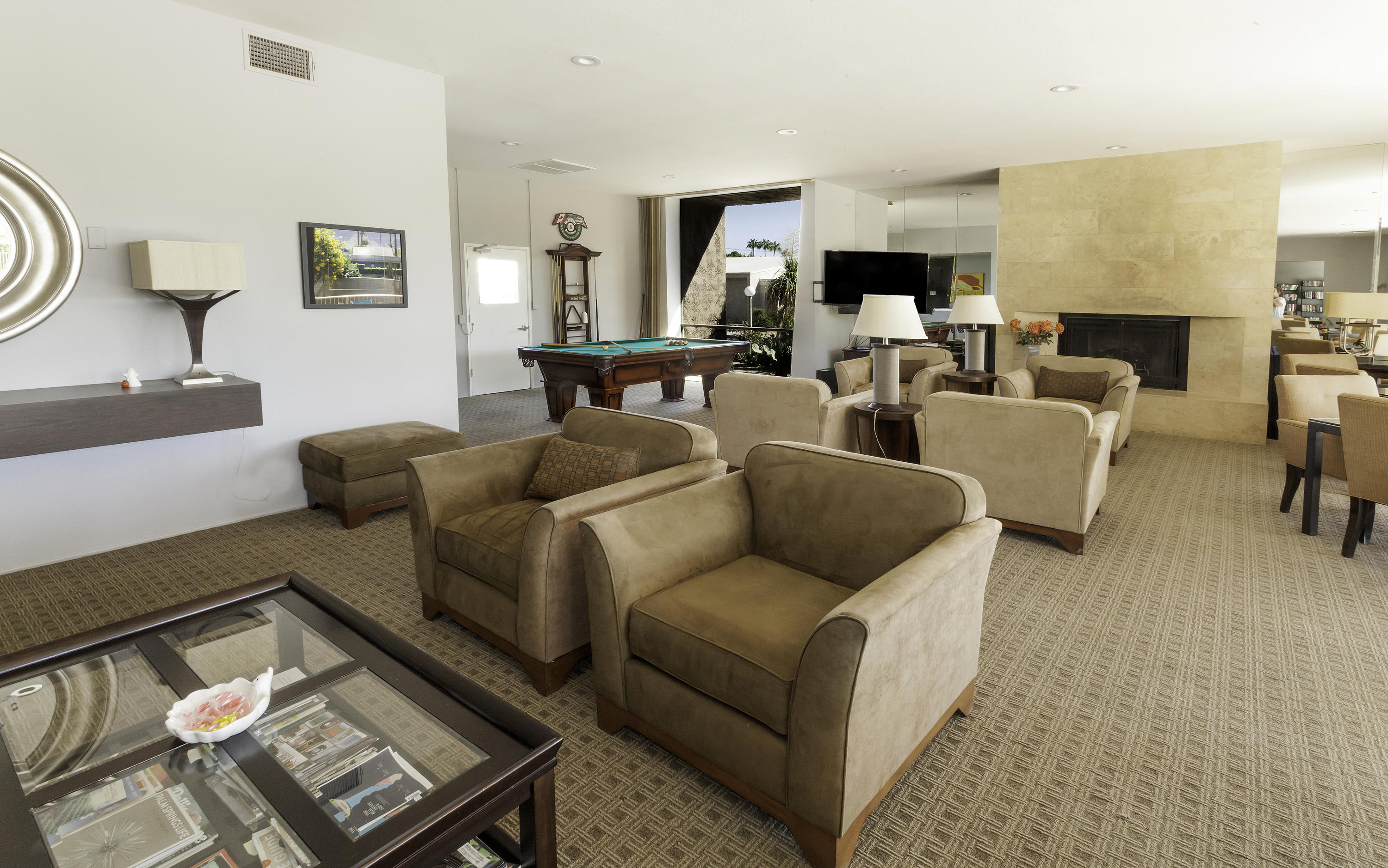1111 Ramon Road, Unit 88 Palm Springs, CA 92264 - Photo 23 of 24 a living room with furniture and a couch