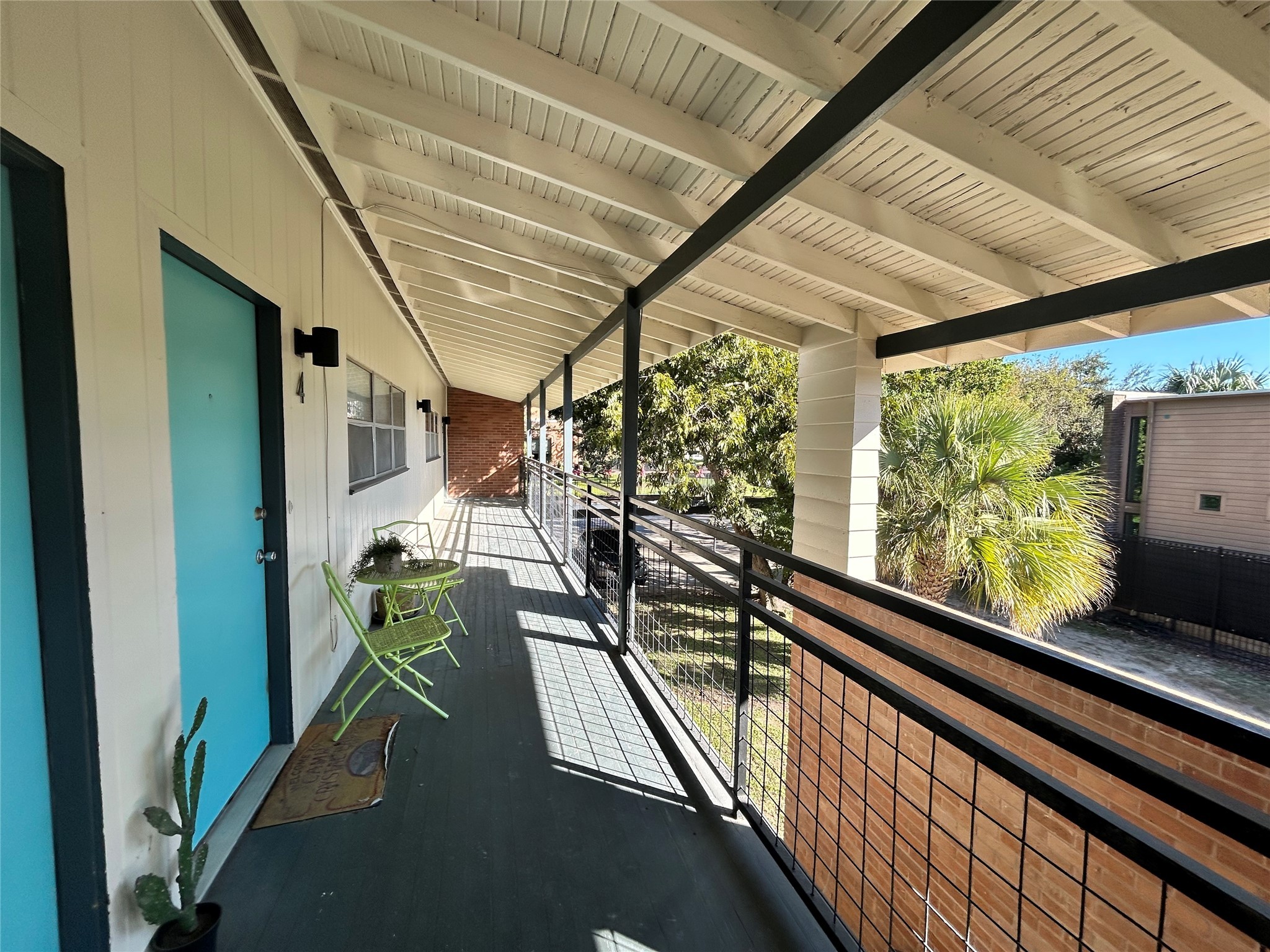 3520 Garrott Street, Unit 2 Houston, TX 77006 - Photo 12 of 14 a view of balcony with furniture