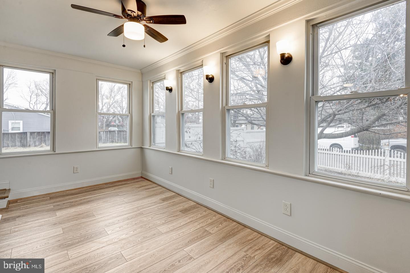 1363 Maple Avenue Croydon, PA 19021 - Photo 15 of 29 a view of an empty room with wooden floor and a window