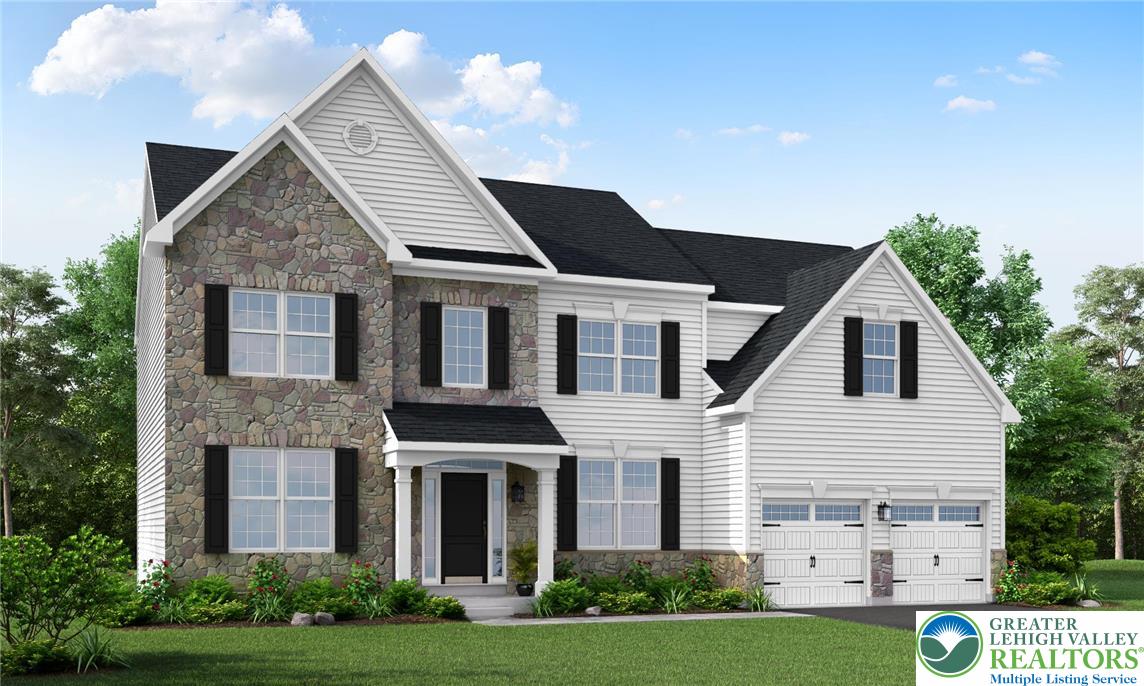 5137 Schantz Road, Unit THE MADISON Allentown, PA 18104 - Photo 3 of 8 a view of a white house next to a yard