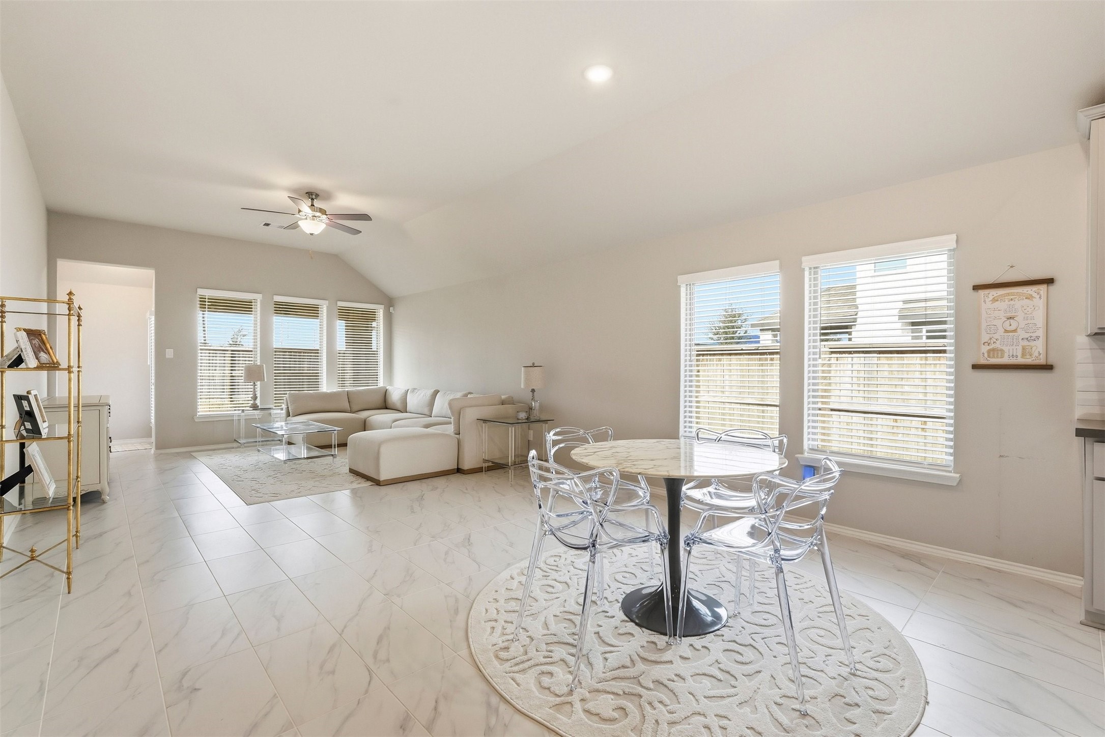 10526 Cabot Trail Rosharon, TX 77583 - Photo 6 of 24 a living room with furniture and wooden floor