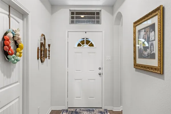 a view of entrance of the building