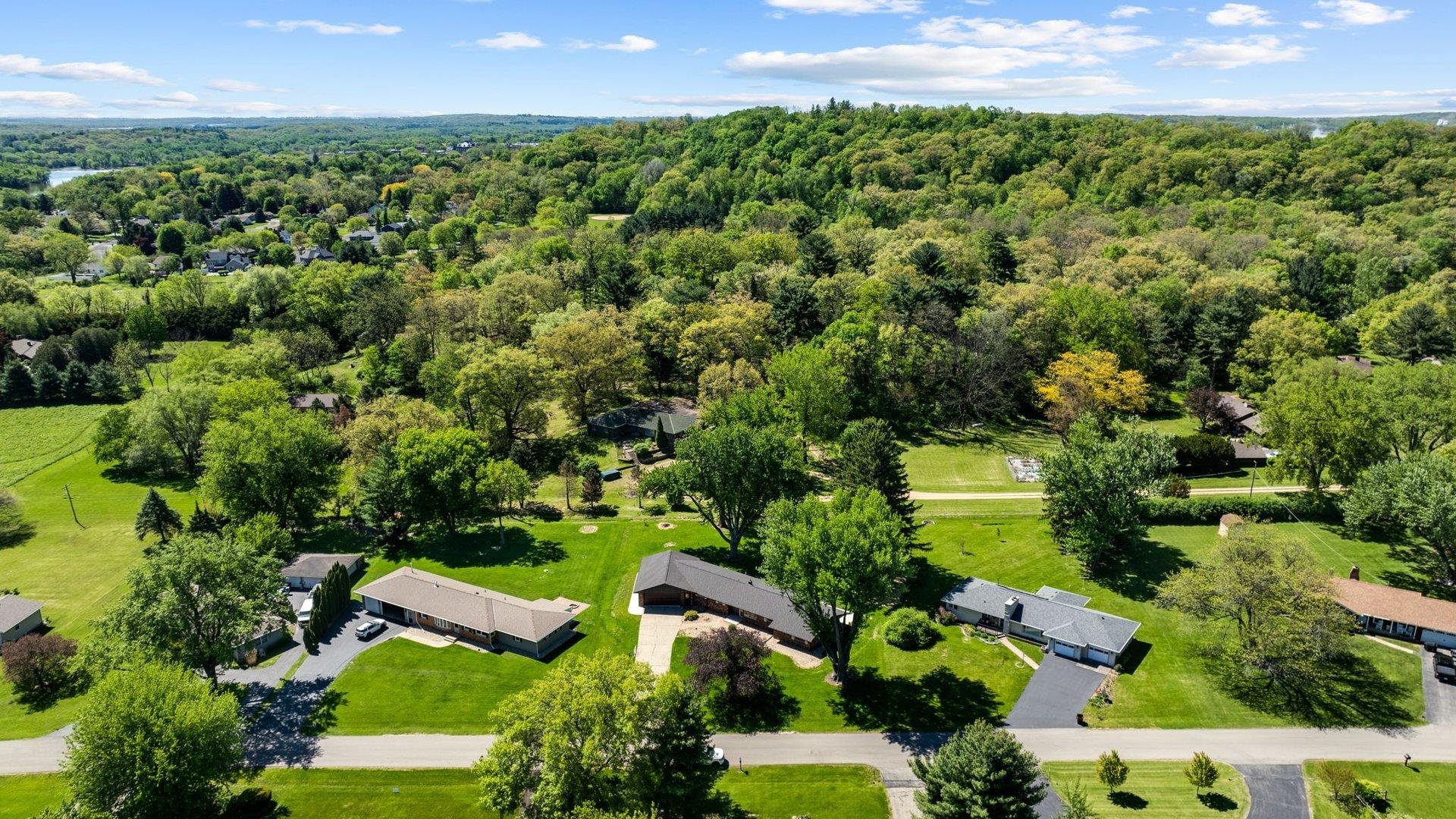313 West Margaret Fuller Road Oregon, IL 61061 - Photo 46 of 46 an aerial view of a houses with a yard