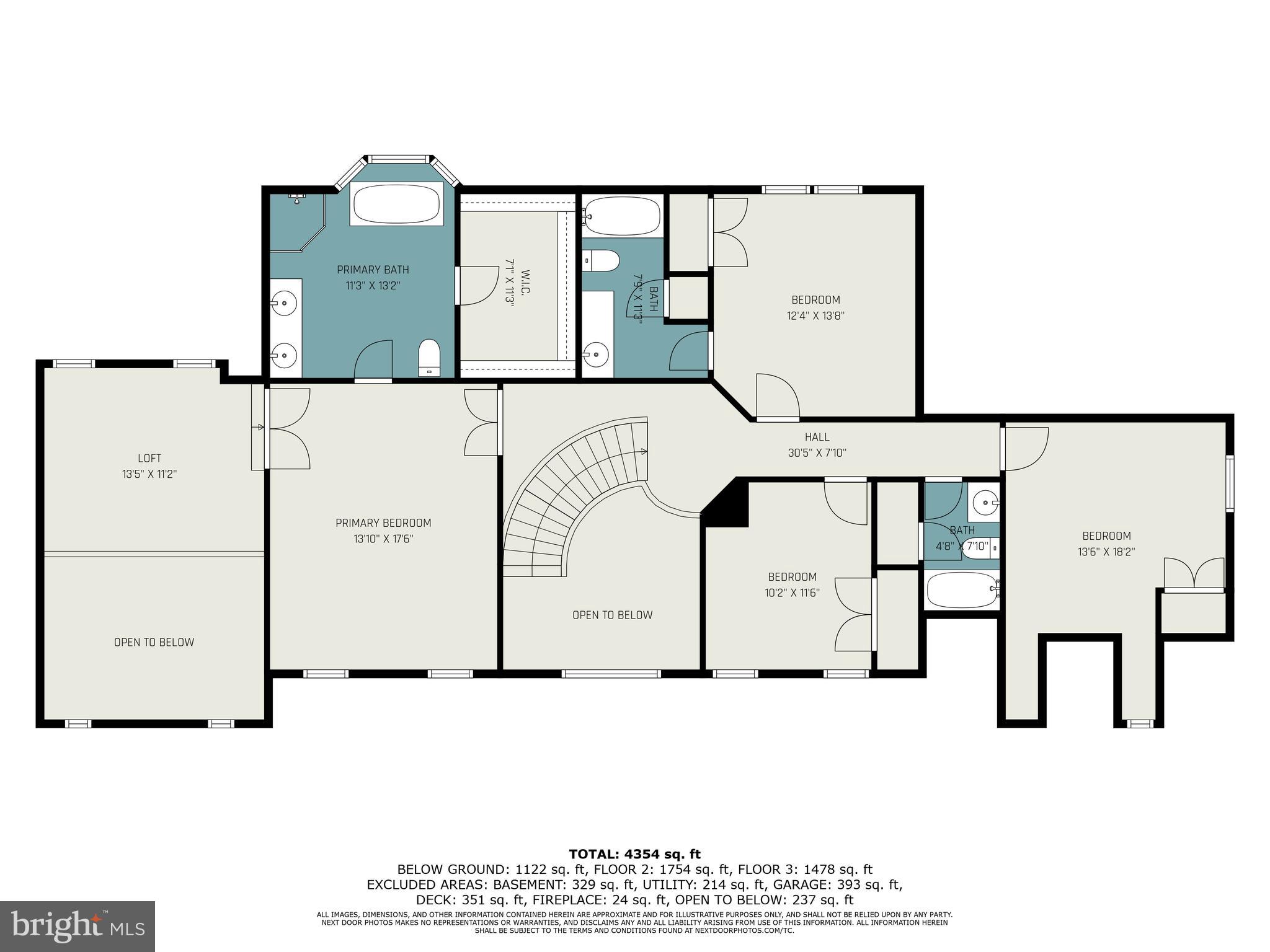 4 Winning Colors Road Stafford, VA 22556 - Photo 54 of 55 Upper Level Floor Plan
