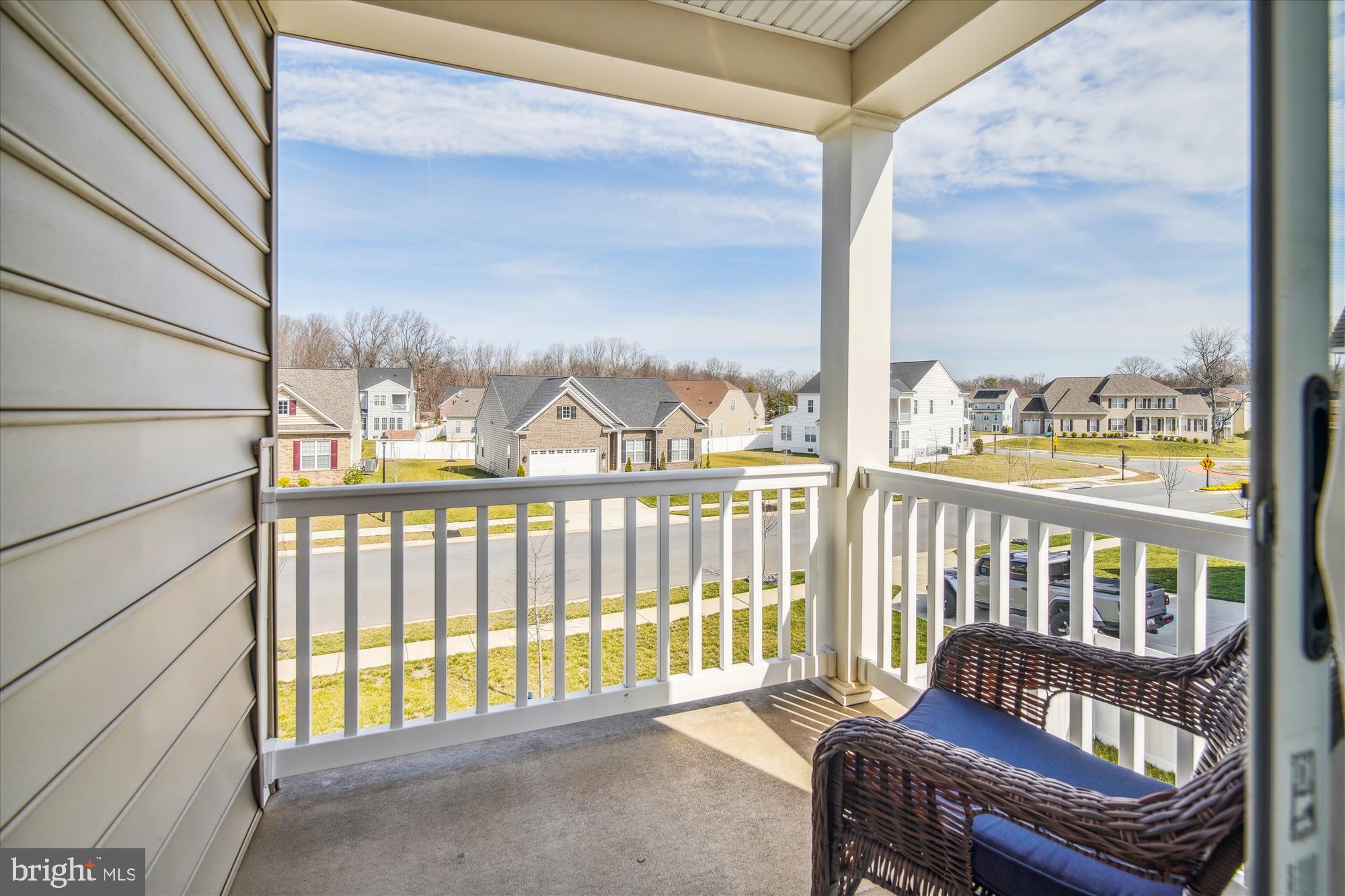 12600 Abercorn Place Brandywine, MD 20613 - Photo 24 of 43 a view of a balcony with wooden floor