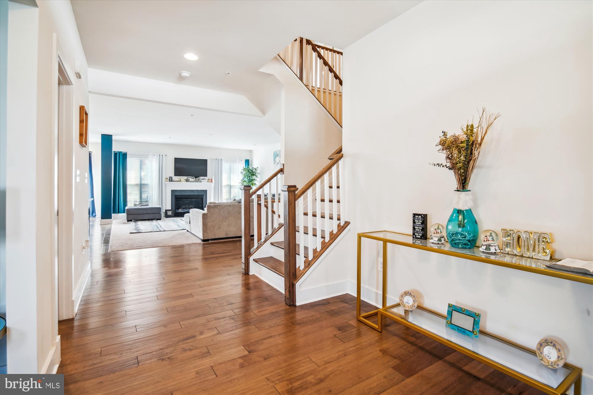 12600 Abercorn Place Brandywine, MD 20613 - Photo 3 of 43 a view of entryway and hall with wooden floor