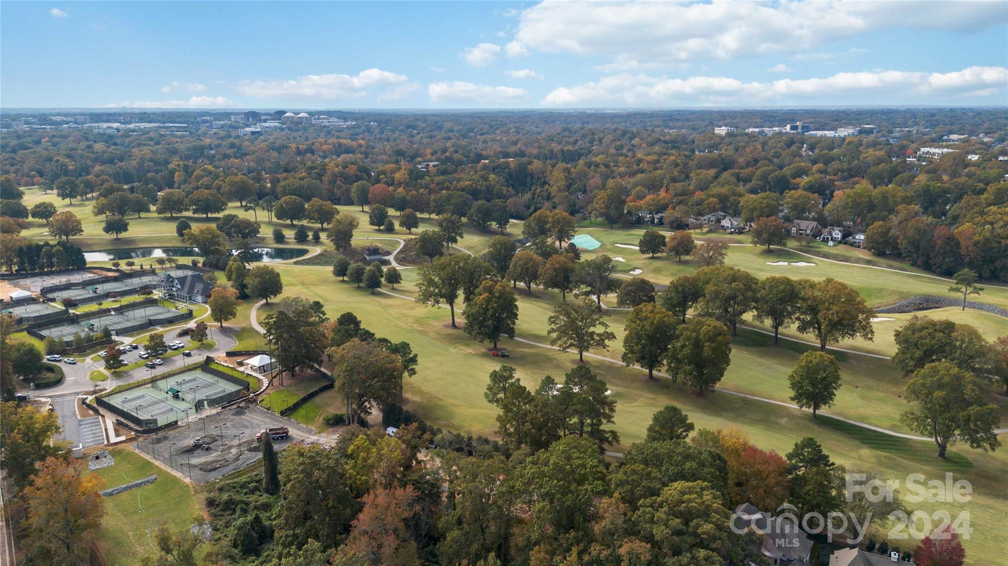 2410 Sharon Road Charlotte, NC 28211 - Photo 32 of 32 an aerial view of residential building with parking space