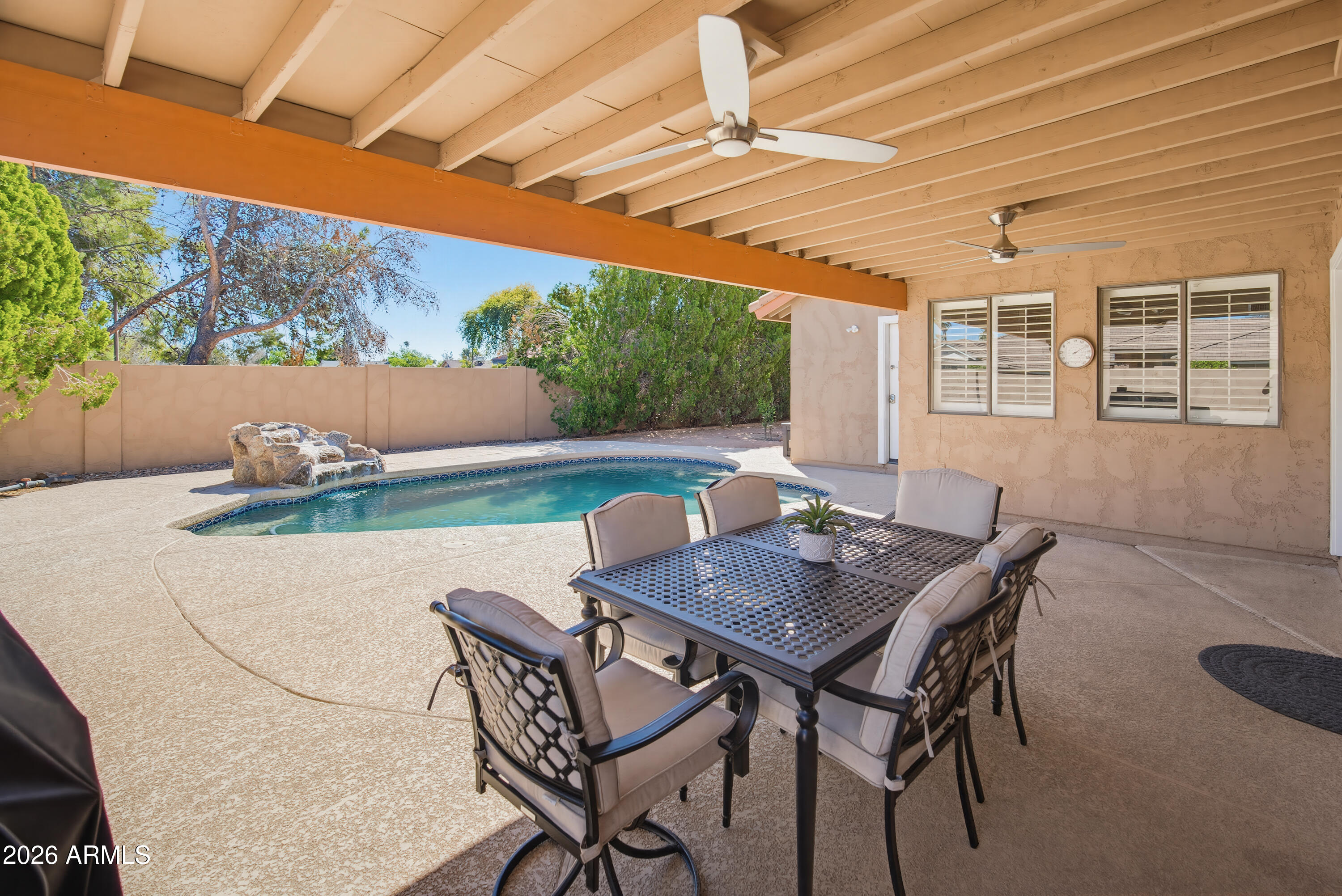841 North Gentry Mesa, AZ 85213 - Photo 48 of 74 a outdoor dining space with furniture and outdoor view