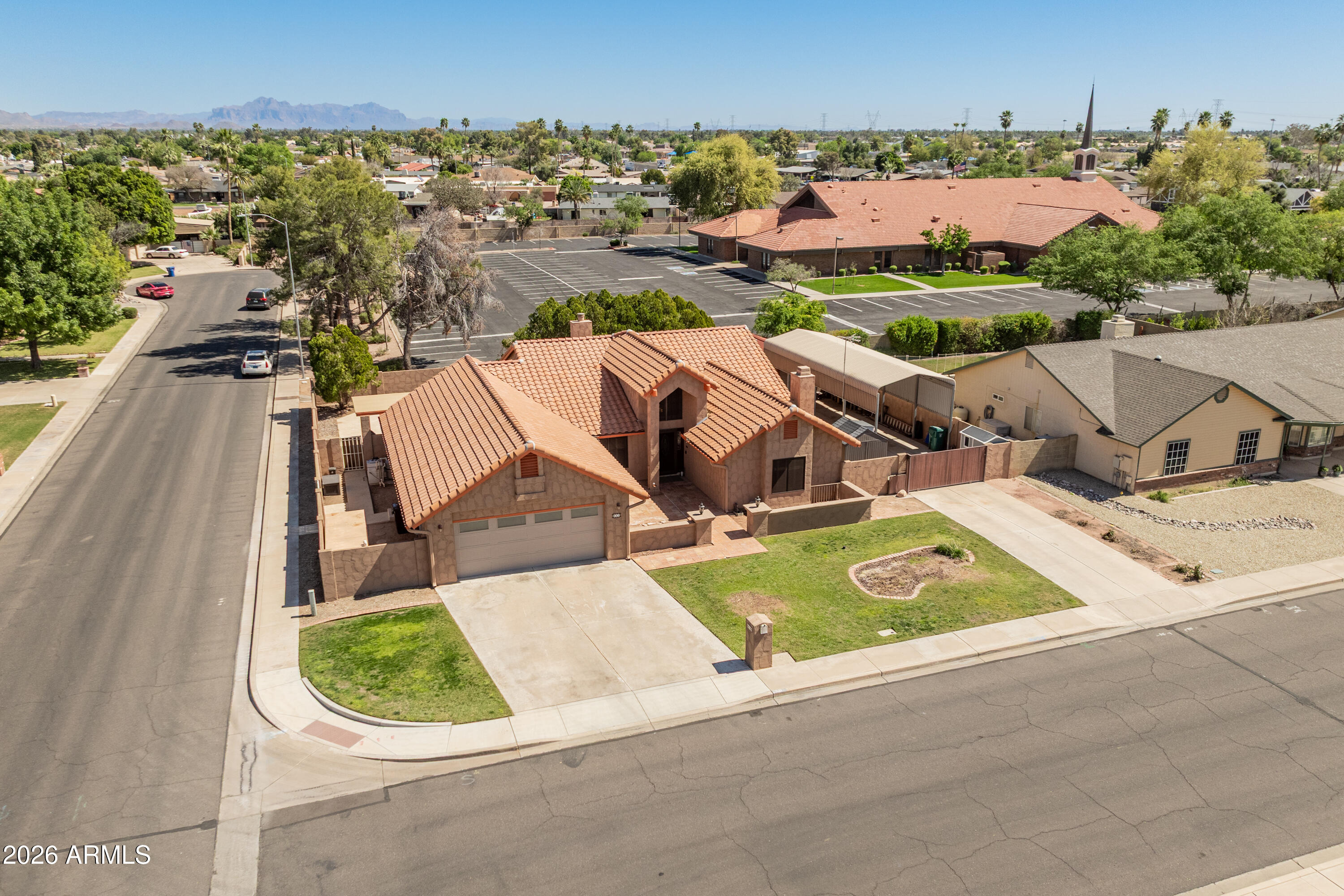 841 North Gentry Mesa, AZ 85213 - Photo 68 of 74 an aerial view of a house with outdoor space