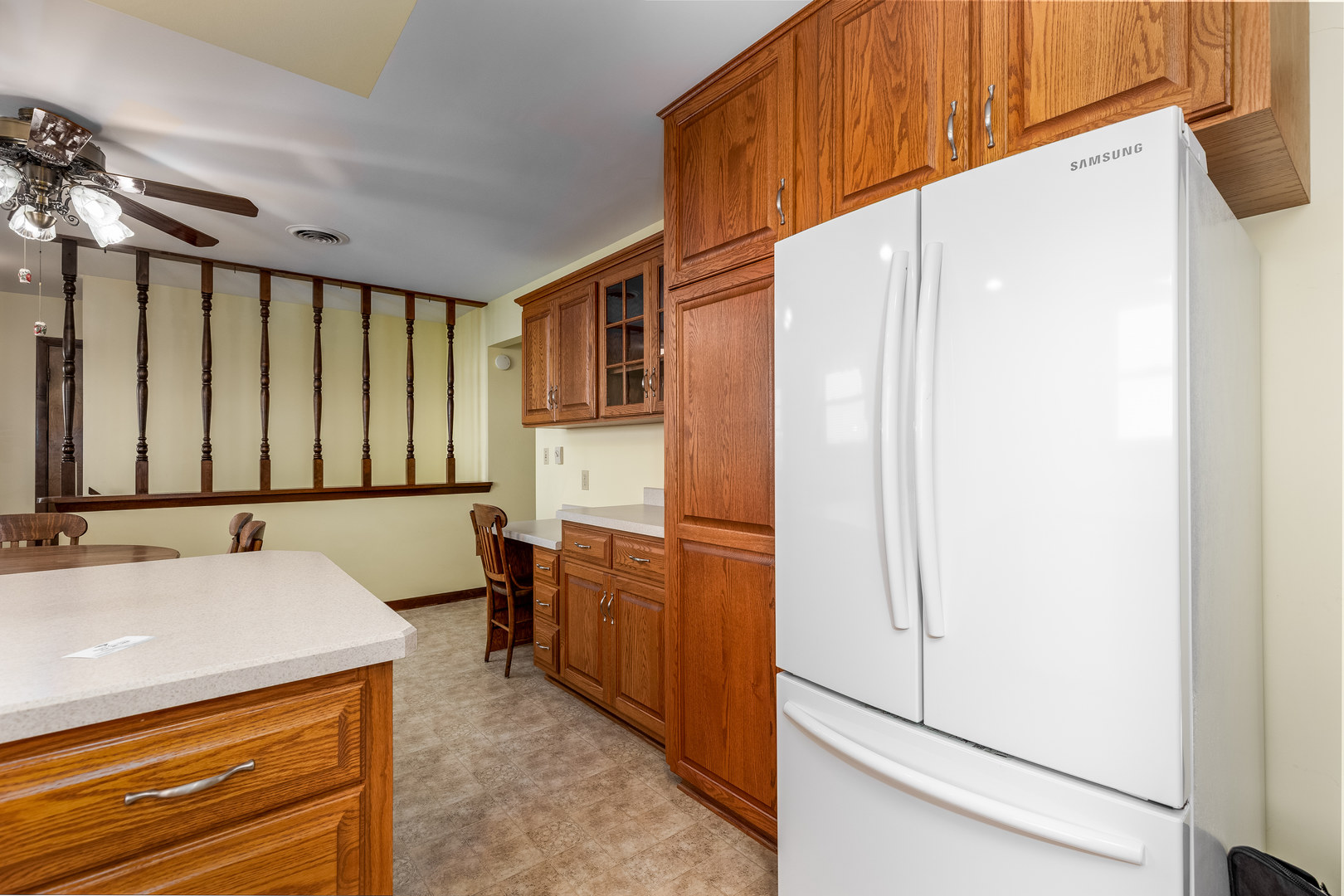 1526 East 18th Road Streator, IL 61364 - Photo 9 of 23 a kitchen with a refrigerator and a sink