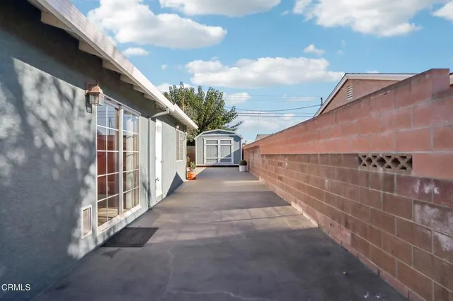 a view of a street with a houses