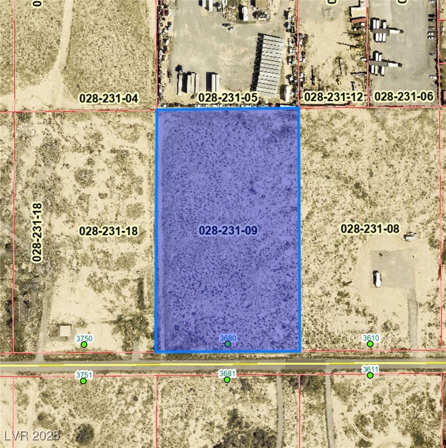 3680 Quail Run Road, Unit 2 Pahrump, NV 89060 - Photo 2 of 3 Map / location with property boundaries highlighted