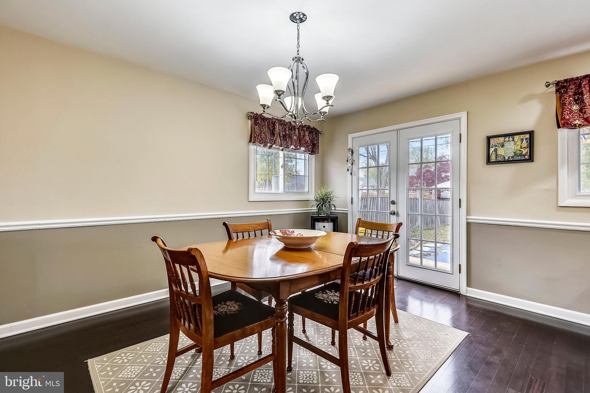 112 Ridgely Road Glen Burnie, MD 21061 - Photo 11 of 47 Dining Room w/ Doors to Pool & Patio