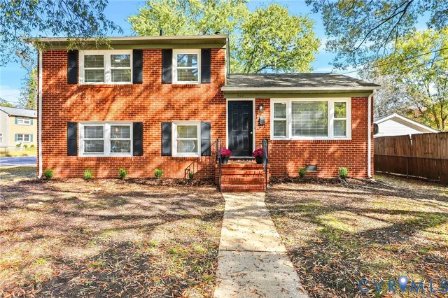 a view of a house with a patio