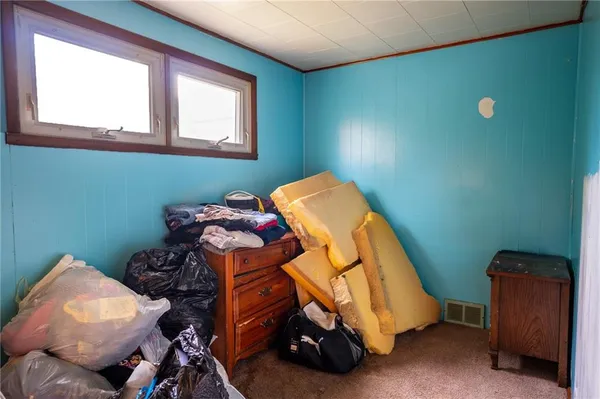a room with storage and utility