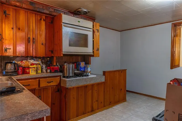 a room with storage and utility