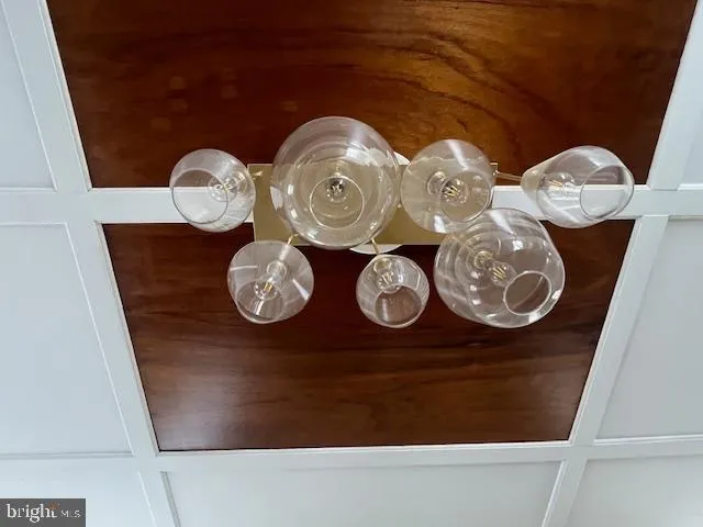 a view of wooden door and entryway