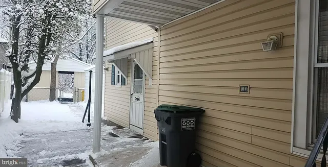 a view of a house with a door
