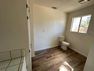 a bathroom with a toilet