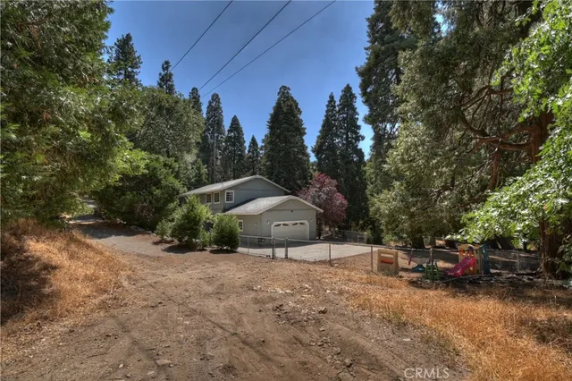 a view of road with trees