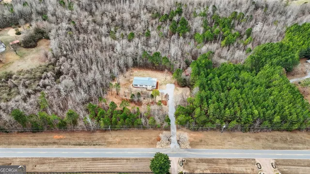 a view of a patio in front of a house