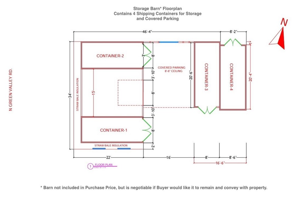 0 North Green Valley Road Cambria, CA 93428 - Photo 24 of 25 a picture of a floor plan