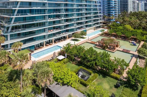 a view of lake with city