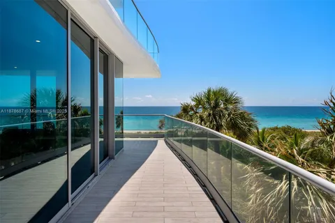 a view of balcony with workspace