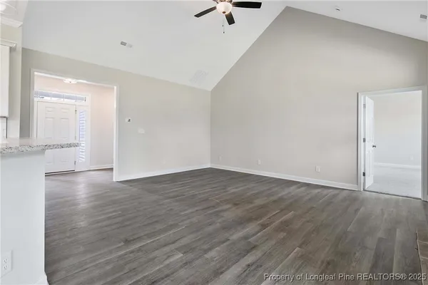 wooden floor in an empty room