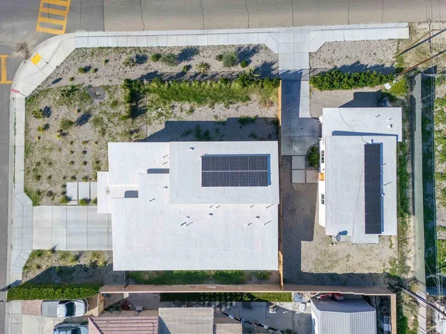 front view of a house with a door