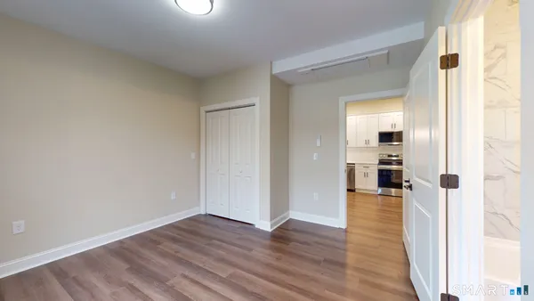wooden floor in a gallery
