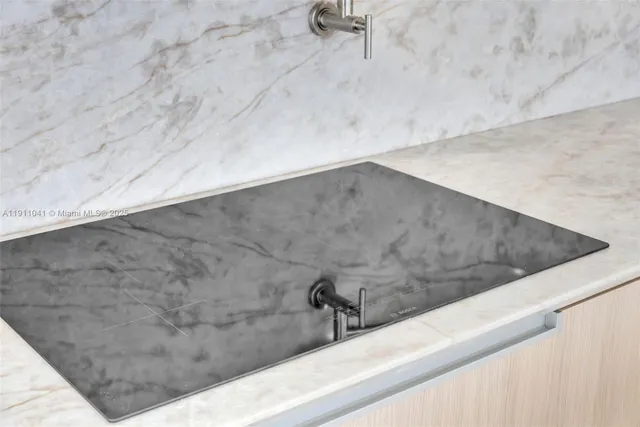 a close view of sink