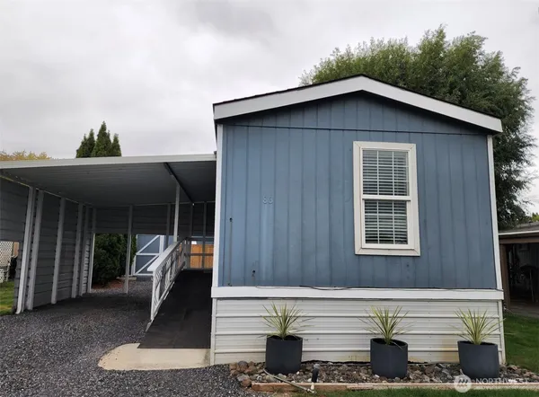 a house with a outdoor space