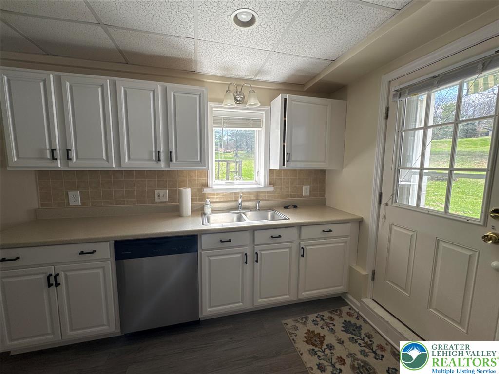 3676 Lower Saucon Road Hellertown, PA 18055 - Photo 7 of 20 a kitchen with sink cabinets and window