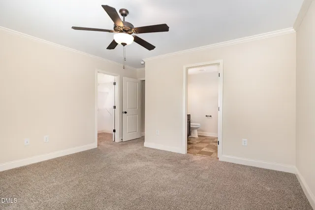 a view of an empty room