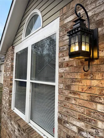 a view of a door of a house