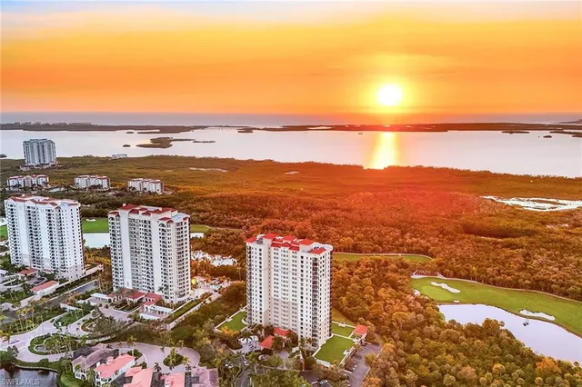 a view of city and ocean