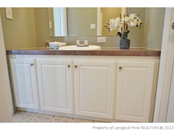 2972 Underwood Road Carthage, NC 28327 - Photo 16 of 24 a bathroom with a sink and a mirror
