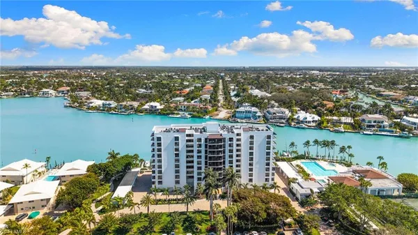 a view of a city with tall buildings