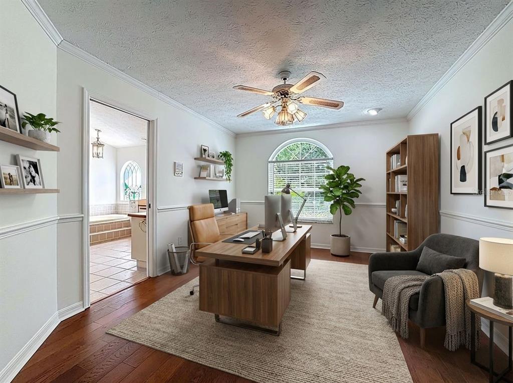 2414 Buckhorn Run Drive Valrico, FL 33596 - Photo 28 of 50 a living room with furniture and a wooden floor