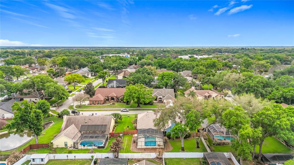 2414 Buckhorn Run Drive Valrico, FL 33596 - Photo 50 of 50 an aerial view of residential houses with outdoor space and street view
