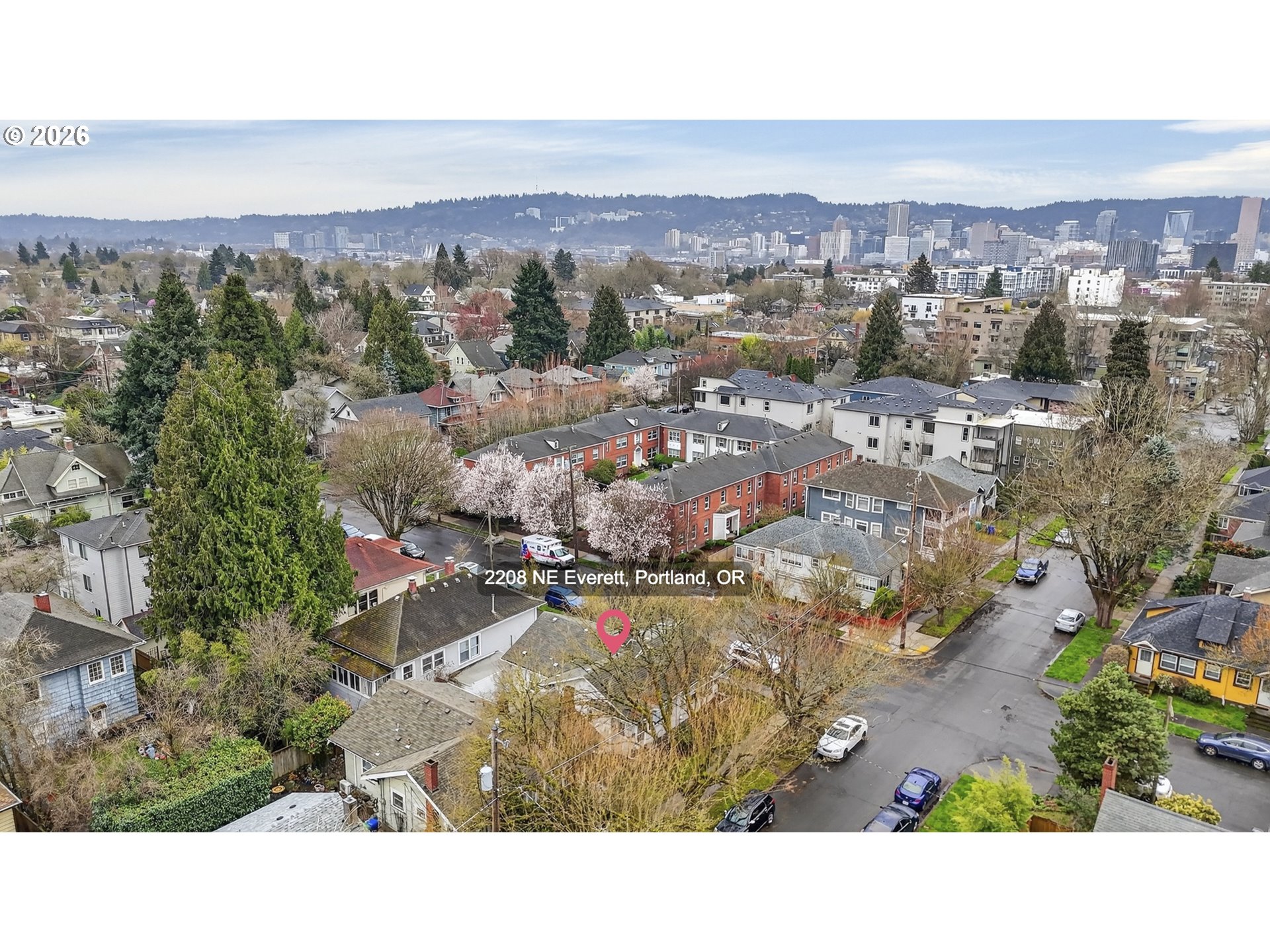 2202 Northeast Everett Street Portland, OR 97232 - Photo 8 of 25 a view of city and mountain