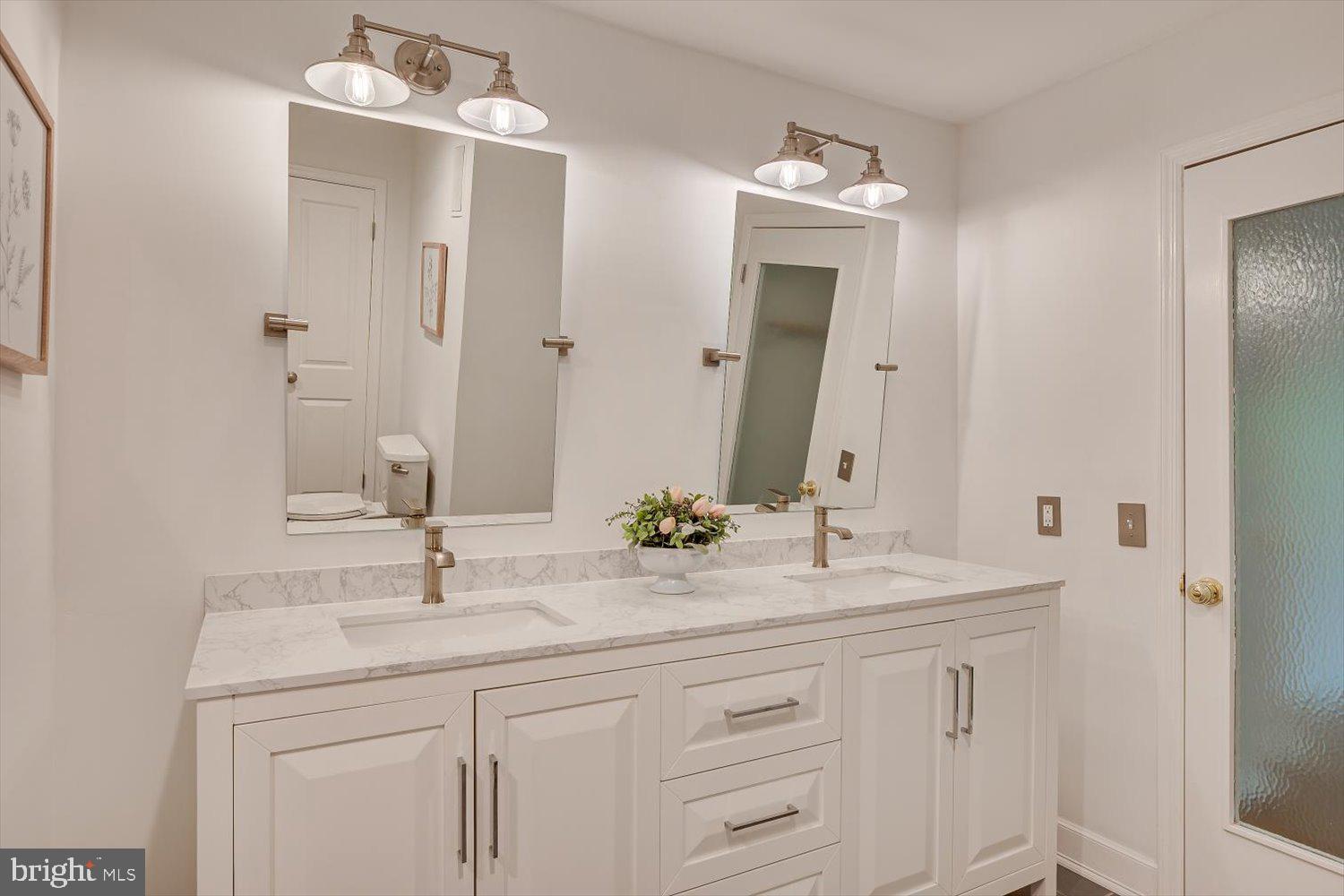 527 Brickhouse Road Princeton, NJ 08540 - Photo 22 of 35 Elegant dual-sink bathroom oasis.
