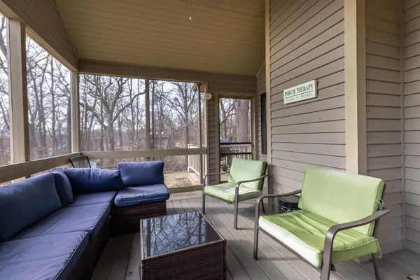 a outdoor living space with patio furniture
